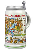 Collector Stein of the Oktoberfest Hosts 2016 - Collectors edition with engraved tin lid